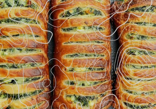 strudel pastry spinach